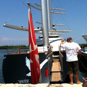 work on yacht